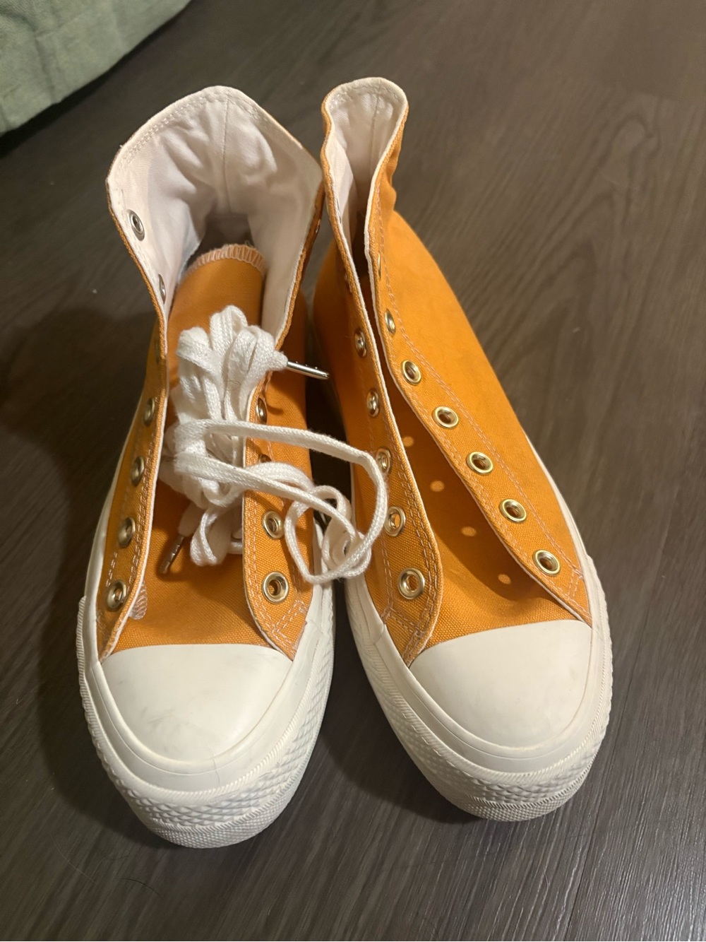 Elevated Gold Platform Chuck Taylor All Star